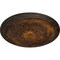 Ekena Millwork Luton Ceiling Medallion (Fits Canopies up to 1 1/8"), Hand-Painted Rust, 15 3/4"OD x 5/8"P CM16LURUS - alternate 4